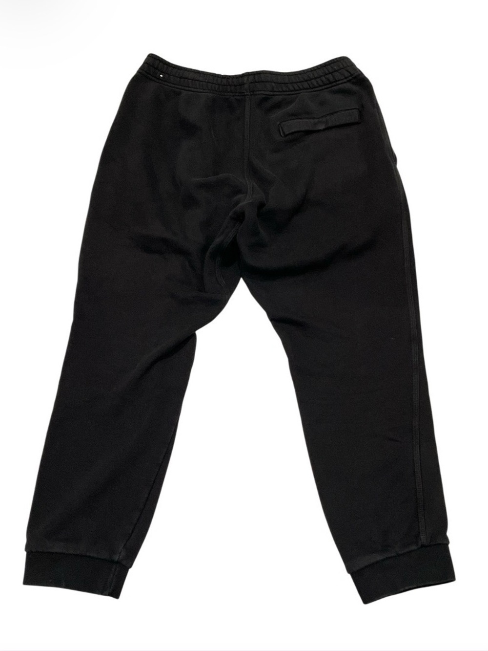 Nike Men's Black Fleece Club Joggers with Swoosh Size L - Picture 6 of 8
